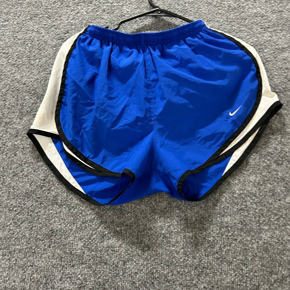 Nike Shorts Womens Size M Blue Dri-Fit Running Mesh Breathable Athletic 52326